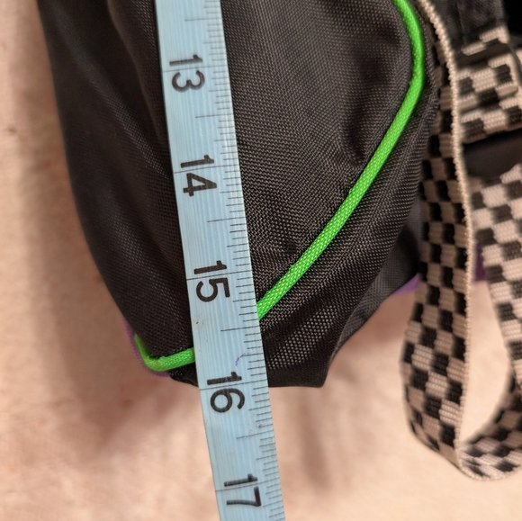 Disney The Nightmare Before Christmas Backpack Lock Shock Barrel Checkered - Picture 9 of 12